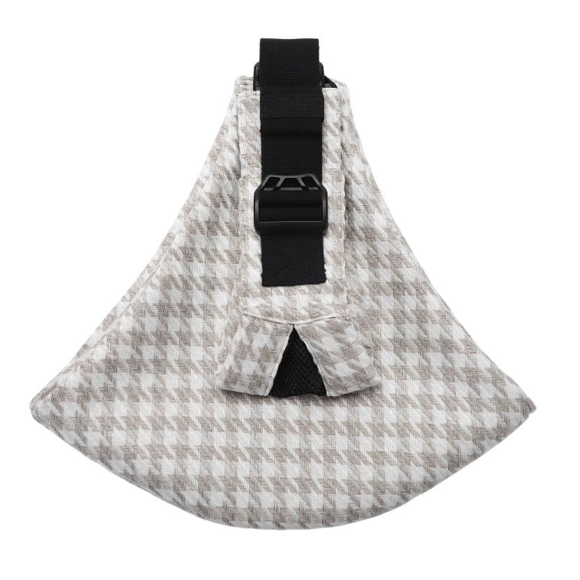 Black portable baby carrier strap