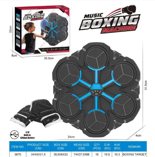 Boxing target with Bluetooth music speaker for home workout training