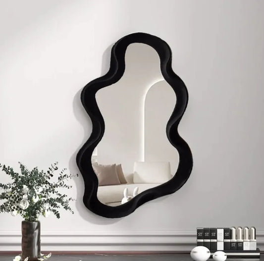 Cloud shaped mirror