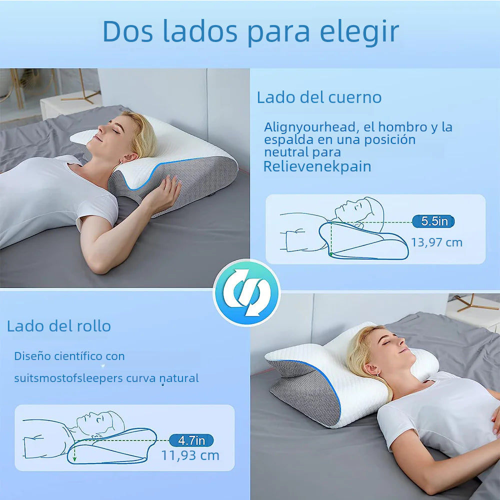 New Memory Foam Neck Pillow for Sleep and Support