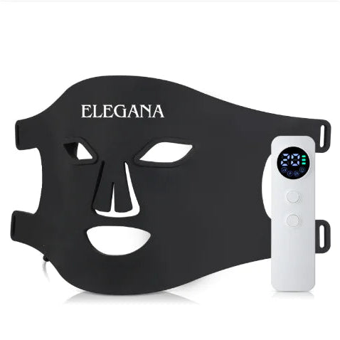 Face mask beauty device showing ergonomic design and comfortable fit