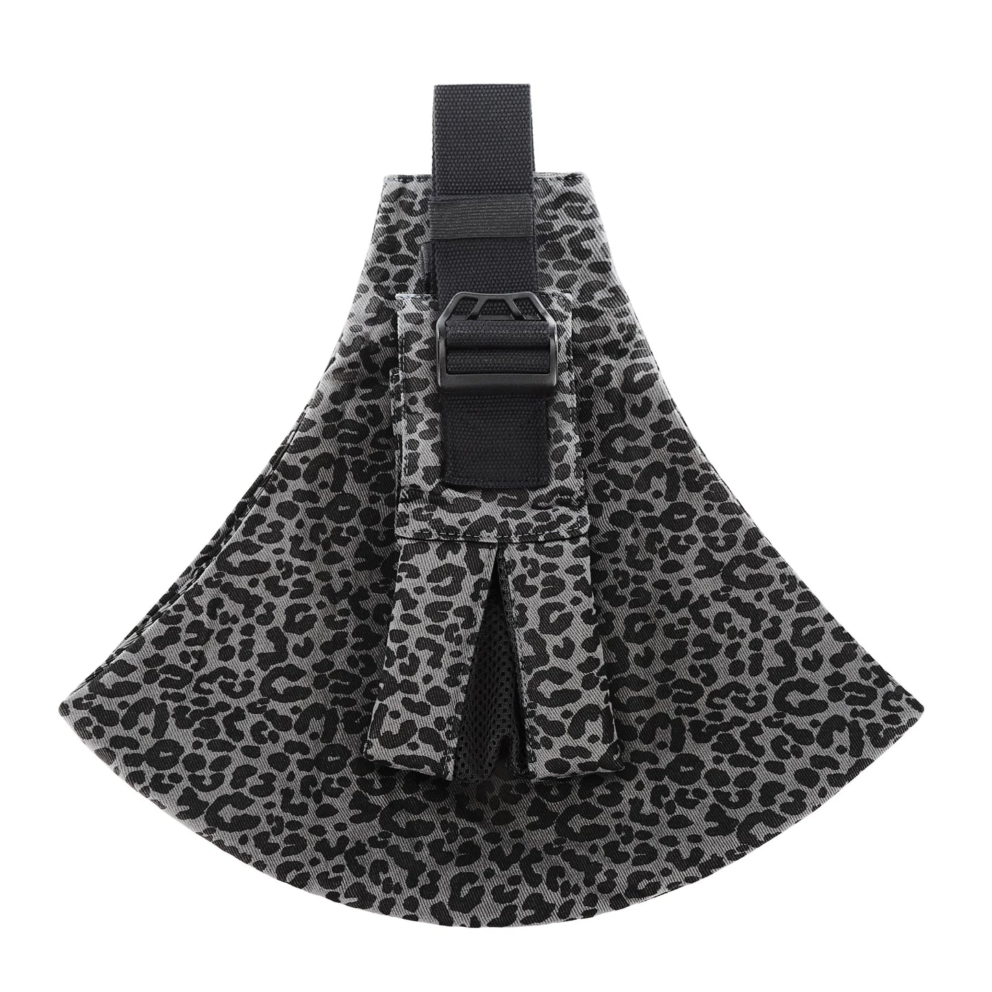 Grey one-shoulder baby carrier