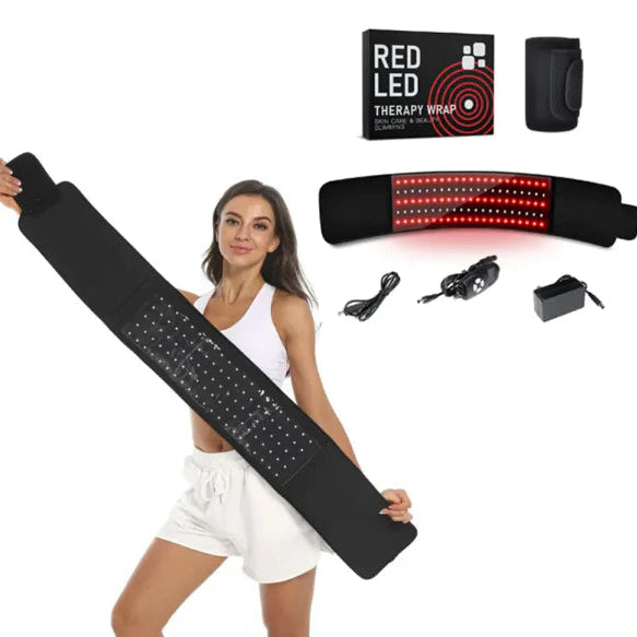 Infrared therapy belt for back pain relief and muscle recovery