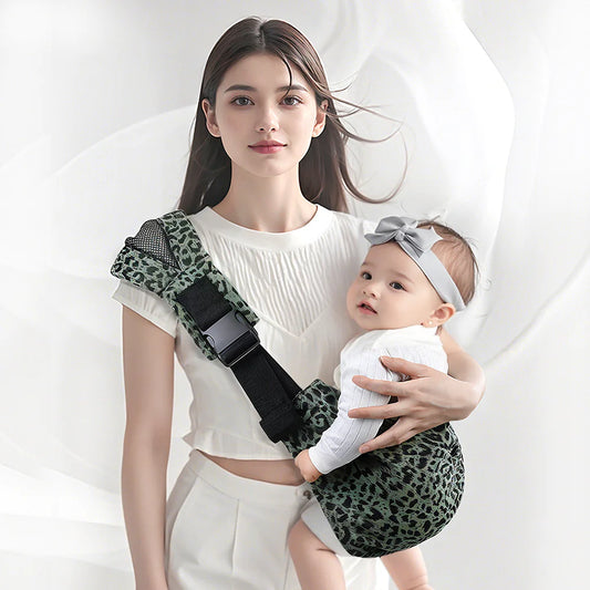 Portable one-shoulder baby carrier strap for big babies