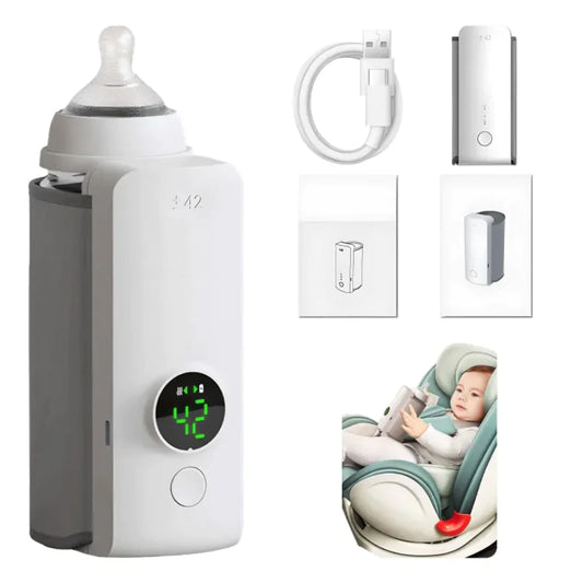Portable wireless baby bottle warmer main view