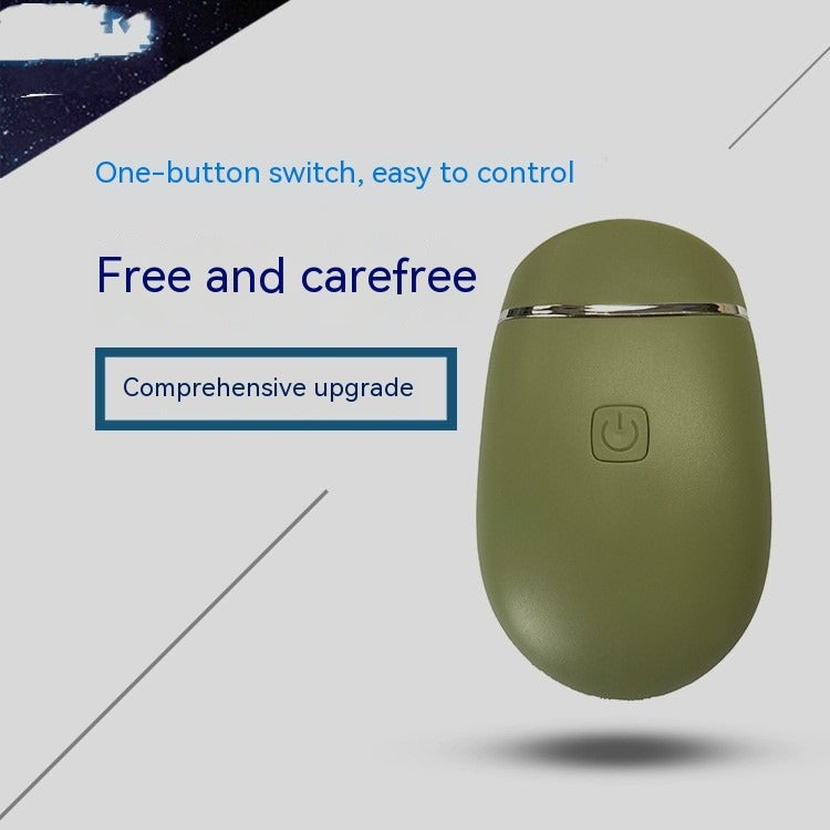 Rechargeable electric shaver for women - close-up view