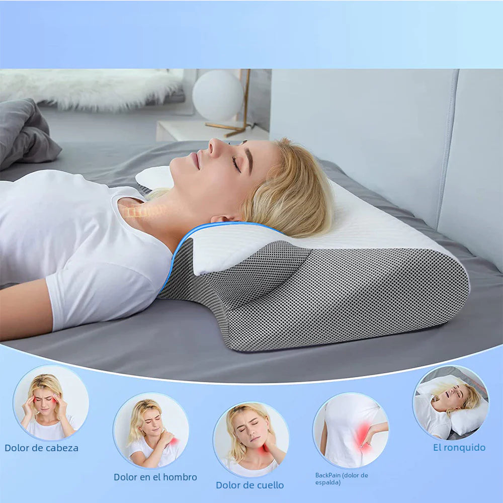 New Memory Foam Neck Pillow for Sleep and Support